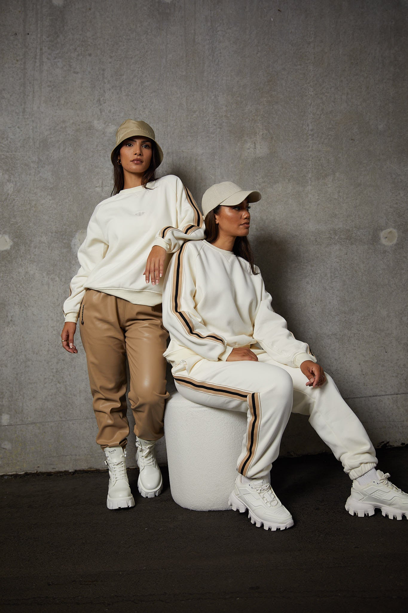 Charm Track Pants - Tan