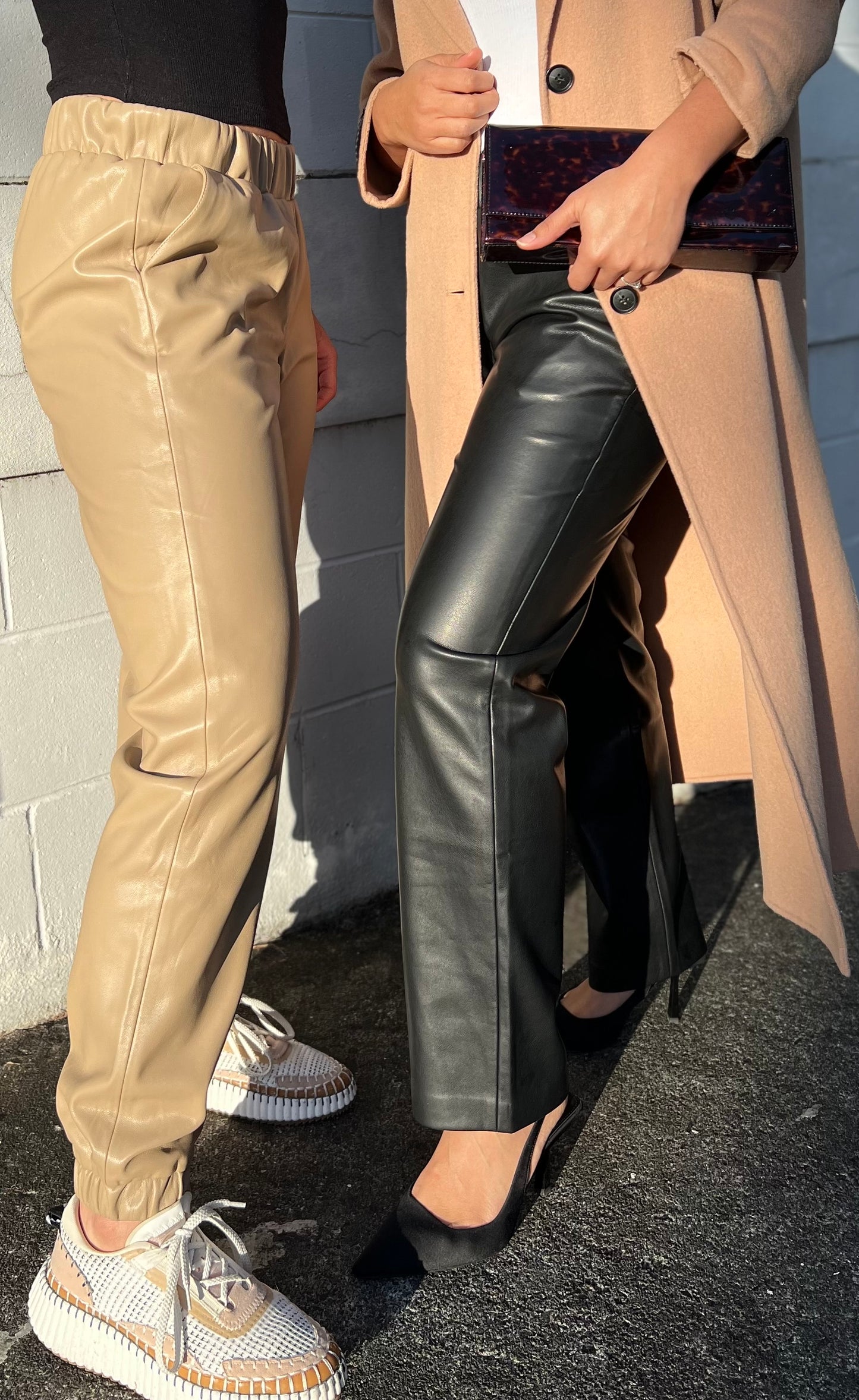 Charm Track Pants - Tan